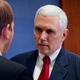 Illustration for article titled Pence Aide Encourages Candidate To Try Some More Happy-Looking Scowls During Debate